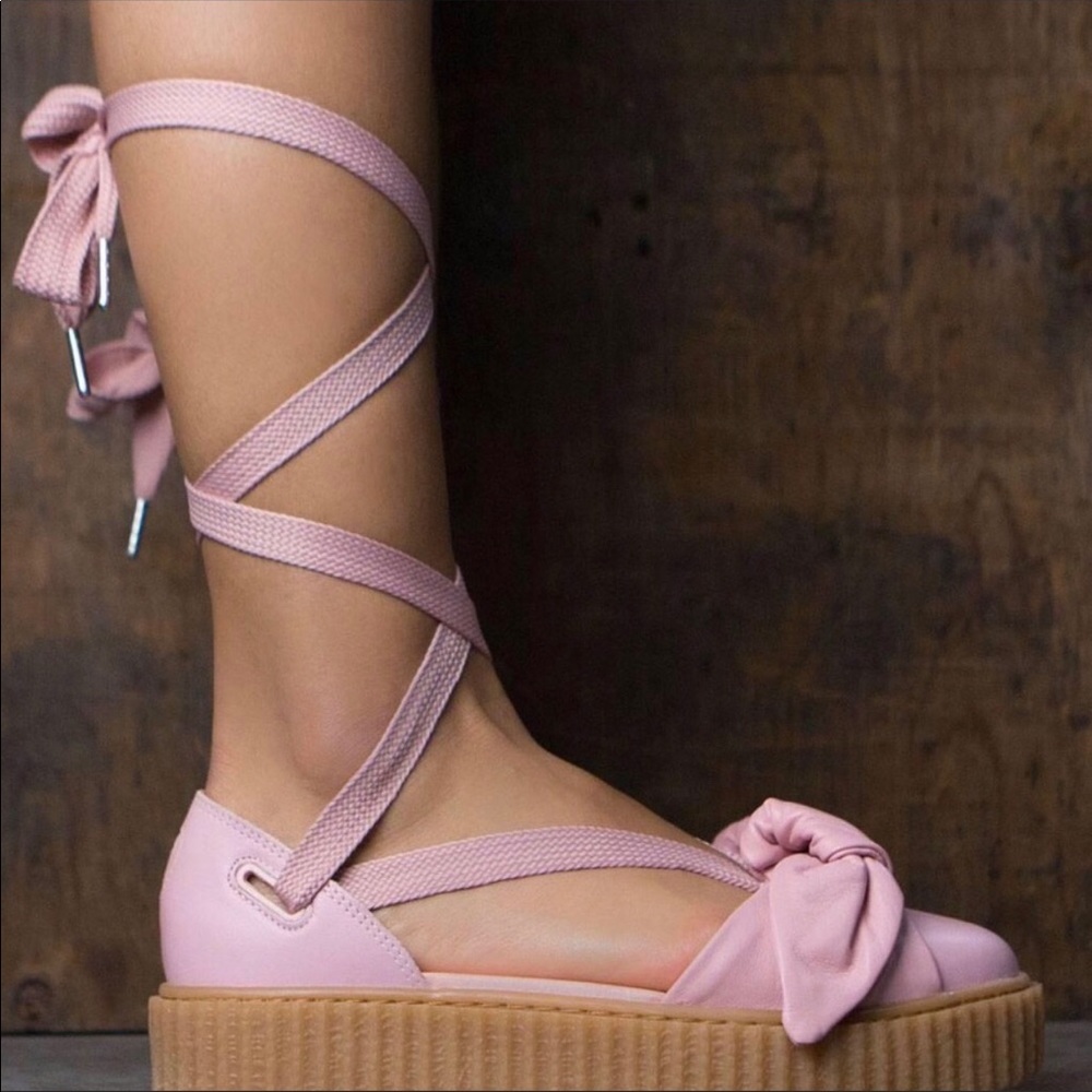 Puma Fenty by Rihanna Leather Bow Creepers